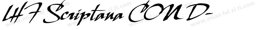 LHF Scriptana COND字体转换